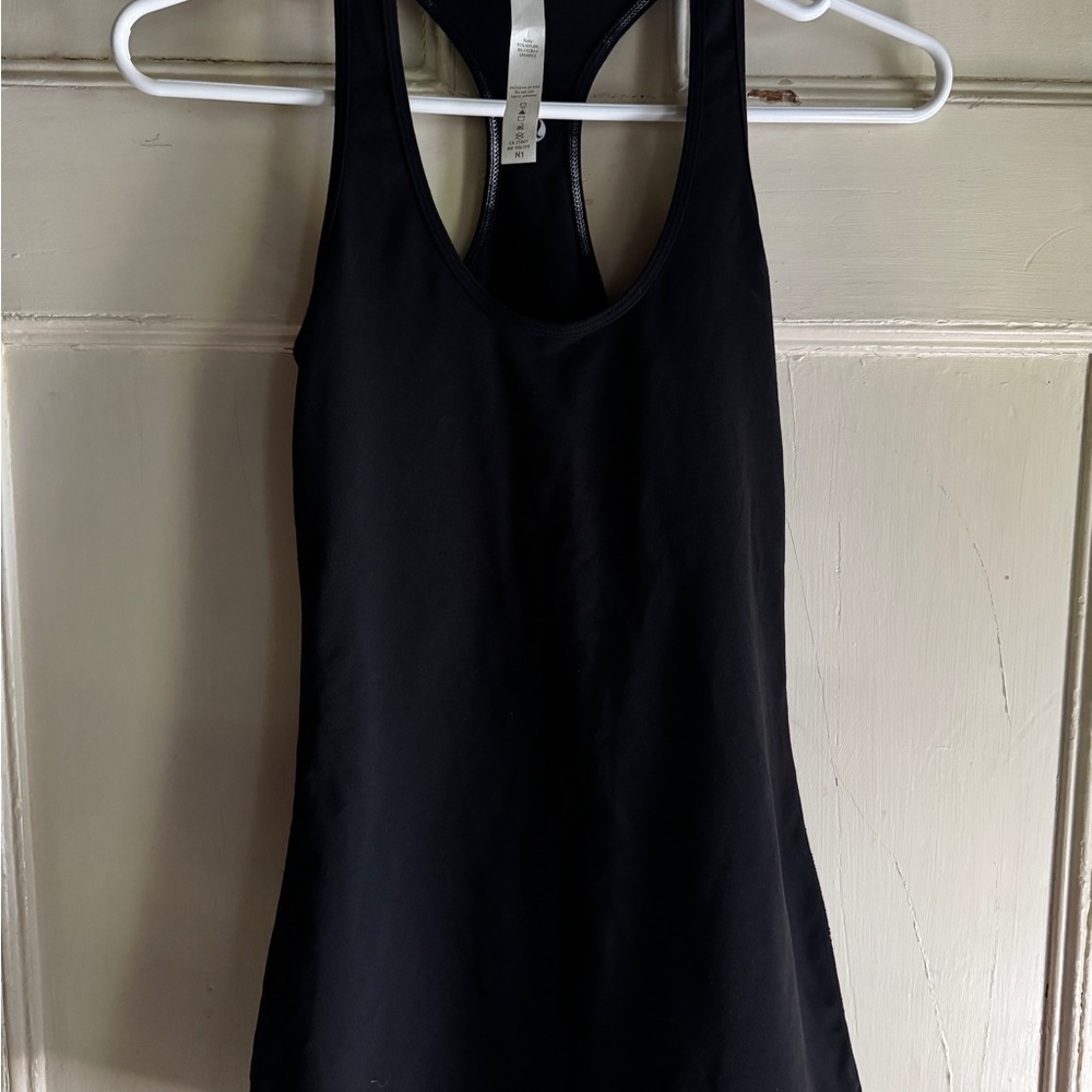 Lululemon Athletica Black Racerback Size 4 Tank Top
